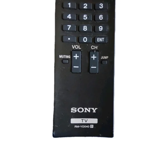 Sony RM-YD040 Remote Control Black Bravia TV Tested Works OEM Factory Original - Picture 3 of 5